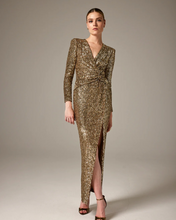 Load image into Gallery viewer, ‼️ 1 left ‼️ Size 12 - Carla Ruiz - 51051 - SEQUIN DRESS
