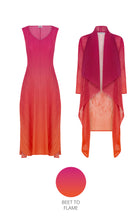 Load image into Gallery viewer, ALQUEMA - Dress / Coat - Beet to Flame
