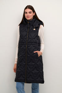 CREAM - GAIAGRO waistcoat - GREY