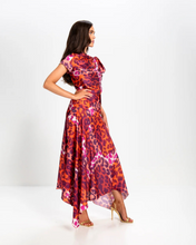 Load image into Gallery viewer, Kevan Jon - Didi Drape Dress - Leo Satin
