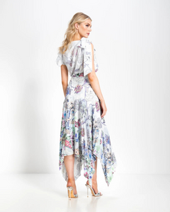 Size 8/10 Kevan Jon - Emilia Pleat - Ombre Floral