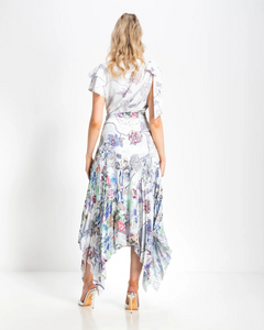 Size 8/10 Kevan Jon - Emilia Pleat - Ombre Floral