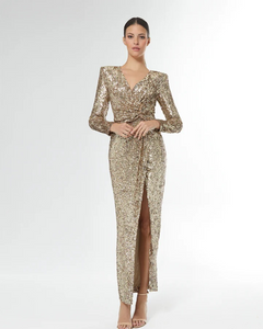 ‼️ 1 left ‼️ Size 12 - Carla Ruiz - 51051 - SEQUIN DRESS