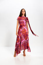 Load image into Gallery viewer, Kevan Jon - Didi Drape Dress - Leo Satin
