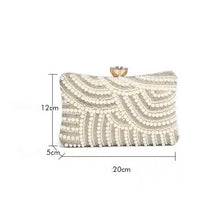 Load image into Gallery viewer, PCHA - 888 - CLUTCH BAG Pearl / Gold

