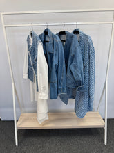Load image into Gallery viewer, Malissa J - WF2455 - Distressed Denim Gilet

