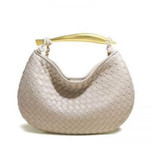 Load image into Gallery viewer, PCHA - B1861 weave bag gold handle
