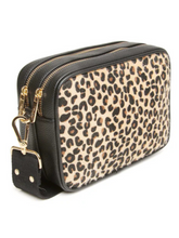 Load image into Gallery viewer, Alice Wheeler AW6032 Soho Cross Body Bag with dual straps, two zipped compartments, and internal pocket – stylish bronze crossbody handbag for everyday wear.
