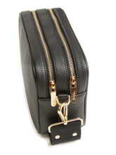 Load image into Gallery viewer, Alice Wheeler AW6032 Soho Cross Body Bag with dual straps, two zipped compartments, and internal pocket – stylish bronze crossbody handbag for everyday wear.
