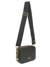 Load image into Gallery viewer, Alice Wheeler AW6032 Soho Cross Body Bag with dual straps, two zipped compartments, and internal pocket – stylish bronze crossbody handbag for everyday wear.
