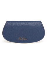 Load image into Gallery viewer, Alice Wheeler Glasses Case – vegan leather eyeglass case with padded interior, secure push-button closure and stylish textured finish, protective case for women’s eyewear.
