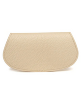 Load image into Gallery viewer, Alice Wheeler Glasses Case – vegan leather eyeglass case with padded interior, secure push-button closure and stylish textured finish, protective case for women’s eyewear.
