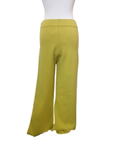 Load image into Gallery viewer, Alice Collins green knit-like trousers for women featuring a high-rise waistband and relaxed fit – ideal for stylish loungewear or casual everyday outfits
