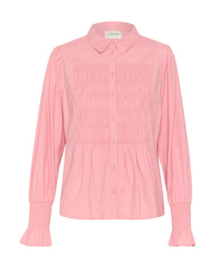 ‼️ 1 left ‼️ size 16 - CREAM - ADELINE SHIRT - PINK