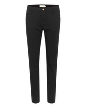 Load image into Gallery viewer, Sizes 10 &amp; 14 CREAM - ANN TWILL PANT - BLACK
