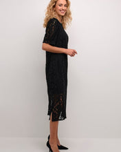 Load image into Gallery viewer, CREAM - EBANA DRESS - BLACK
