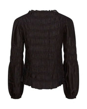 Load image into Gallery viewer, CREAM - HENVA BLOUSE - BLACK
