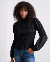 Load image into Gallery viewer, CREAM - HENVA BLOUSE - BLACK
