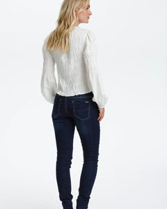 CREAM - HENVA BLOUSE - WHITE
