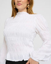Load image into Gallery viewer, CREAM - HENVA BLOUSE - WHITE
