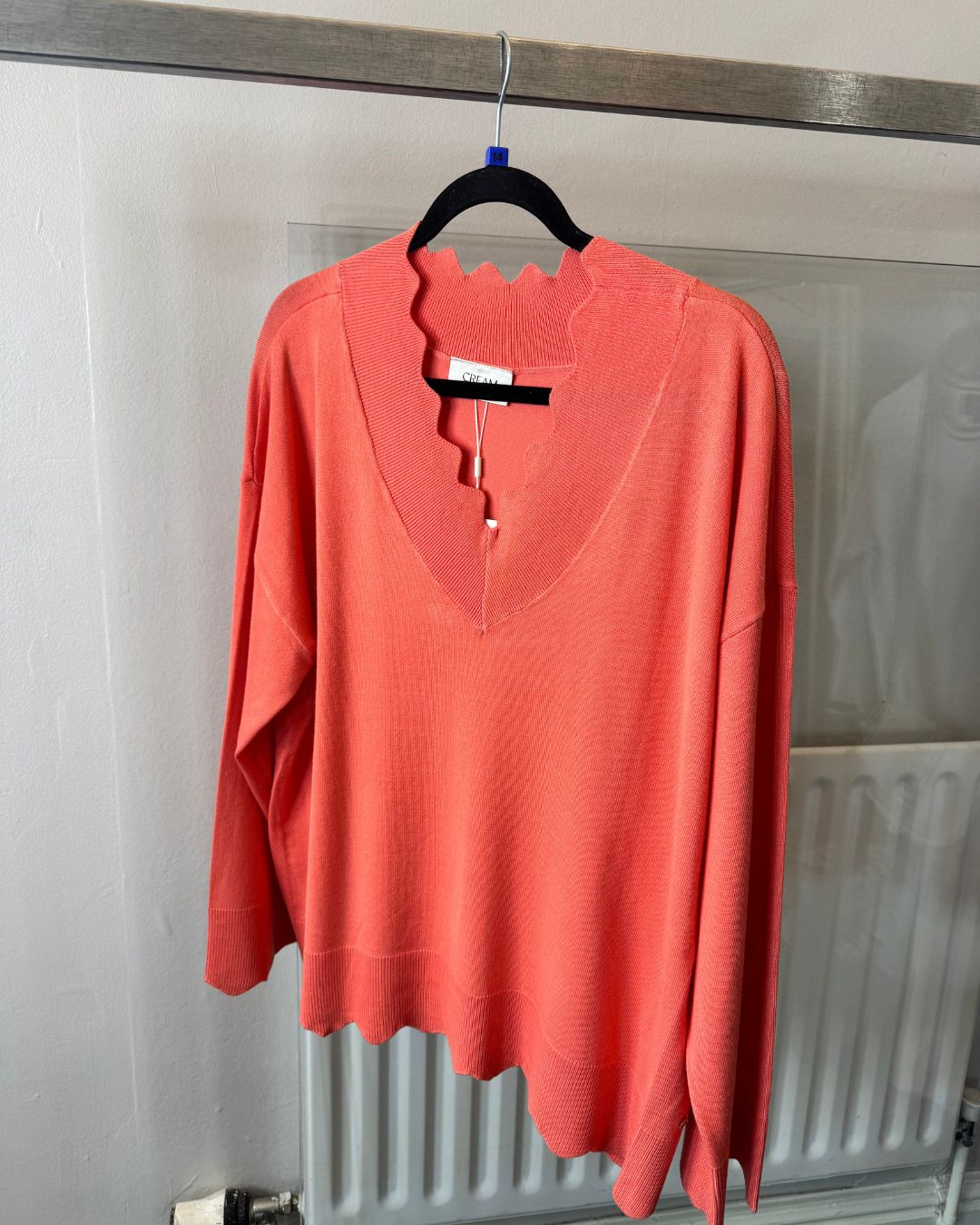 ‼️ 1 left ‼️ Size 10 - CREAM - VILLEA KNIT - PORCELAIN ROSE