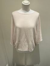 Load image into Gallery viewer, Deck by Decollage batwing knit top with a relaxed boxy fit, scoop neckline, and straight hem.
