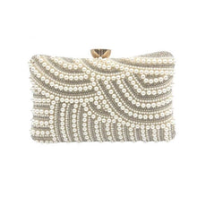 Load image into Gallery viewer, PCHA - 888 - CLUTCH BAG Pearl / Gold
