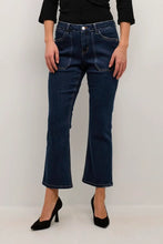 Load image into Gallery viewer, CREAM - LONE 7/8 BOOT CUT - DENIM
