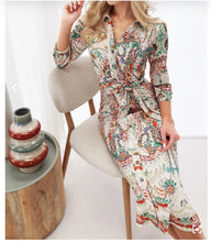 Load image into Gallery viewer, = K Design  - Y112 MAXI DRESS WITH BELT
