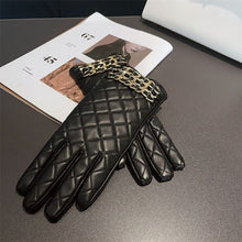 Load image into Gallery viewer, PCHA - Faux Leather Chain Gloves
