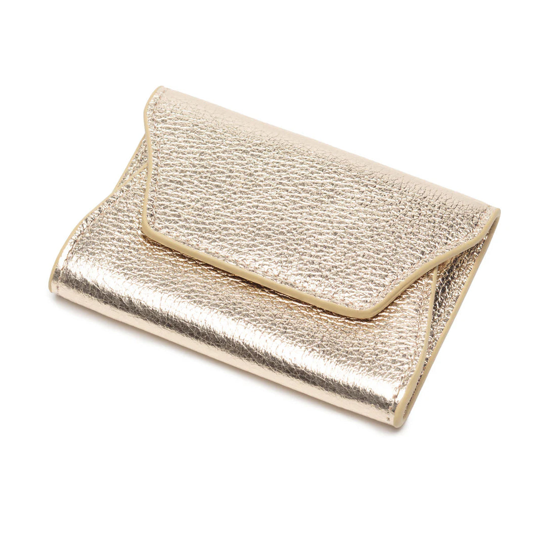 ebw3005 folding cardholder gold