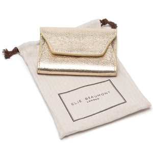 ebw3005 folding cardholder gold