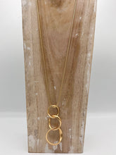 Load image into Gallery viewer, Jess &amp; Lou  - NK343GLD - 3 HOOP PENDANT
