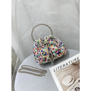 PCHA  G1142 - Colourful Pearls Pouch Bag