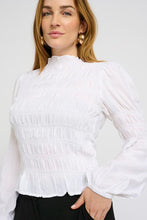 Load image into Gallery viewer, CREAM - HENVA BLOUSE - WHITE
