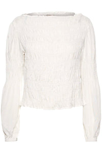 CREAM - HENVA BLOUSE - WHITE