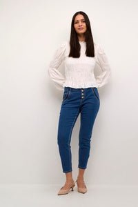 CREAM - Sorya 7/8 Jeans Baily Fit - BLUE