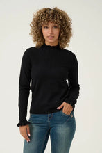 Load image into Gallery viewer, CREAM - VILLEA KNIT - BLACK
