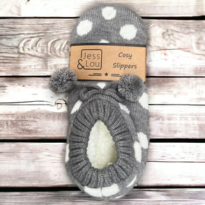 Jess & Lou SL634 - SLIPPER SPOT GREY