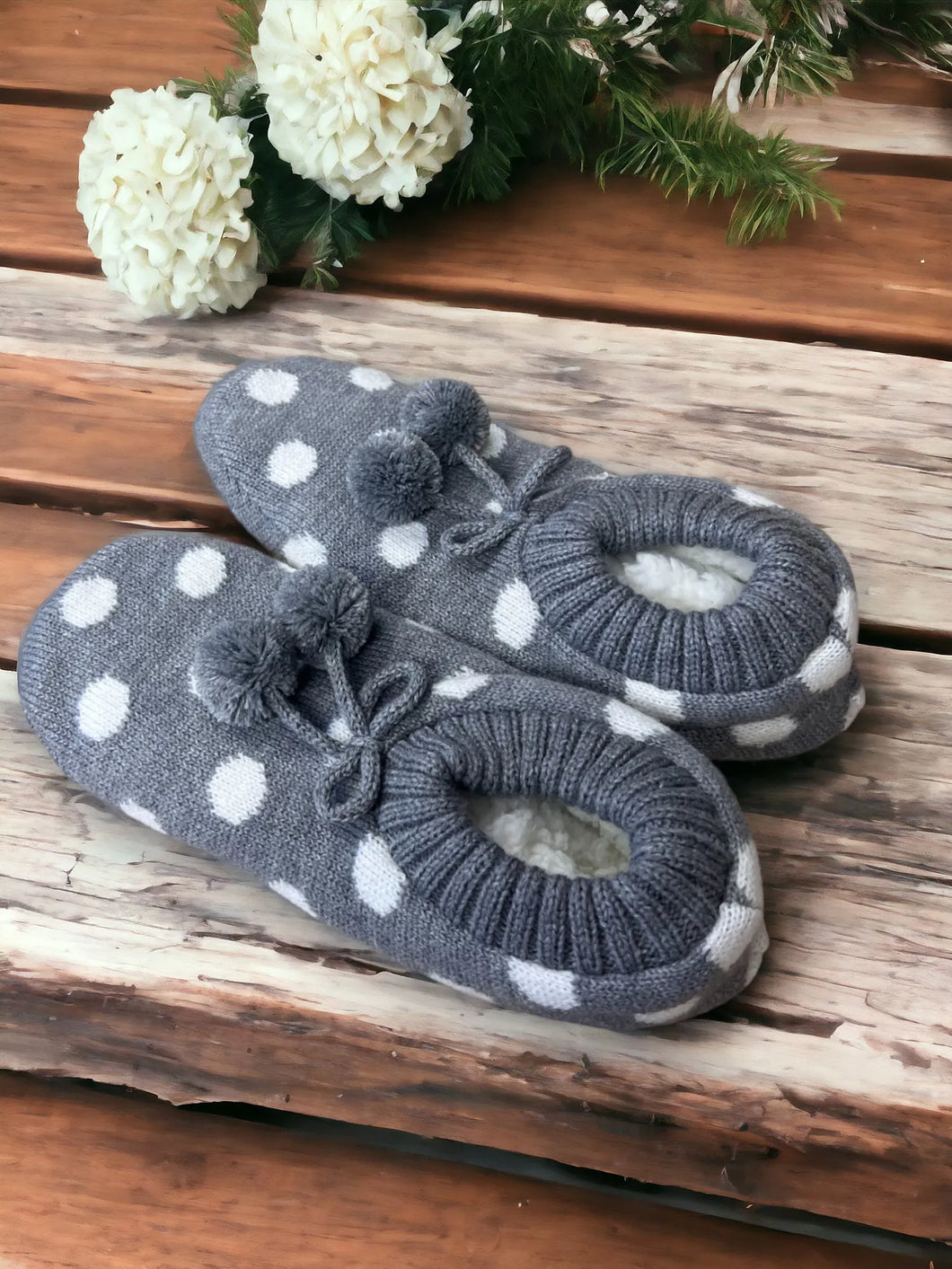 Jess & Lou SL634 - SLIPPER SPOT GREY