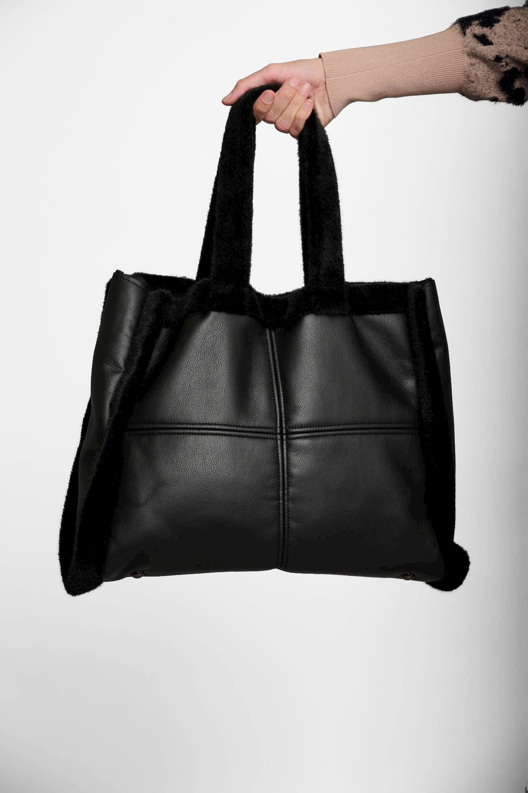 RINO & PELLE - JASMIN SHOPPER - BLACK