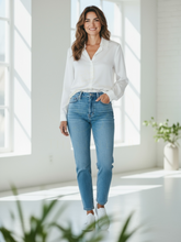 Load image into Gallery viewer, Malissa J - WF2365 - White Satin Shirt
