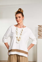 Load image into Gallery viewer, NAYA - NAS25 123 - Top with Pleated trim
