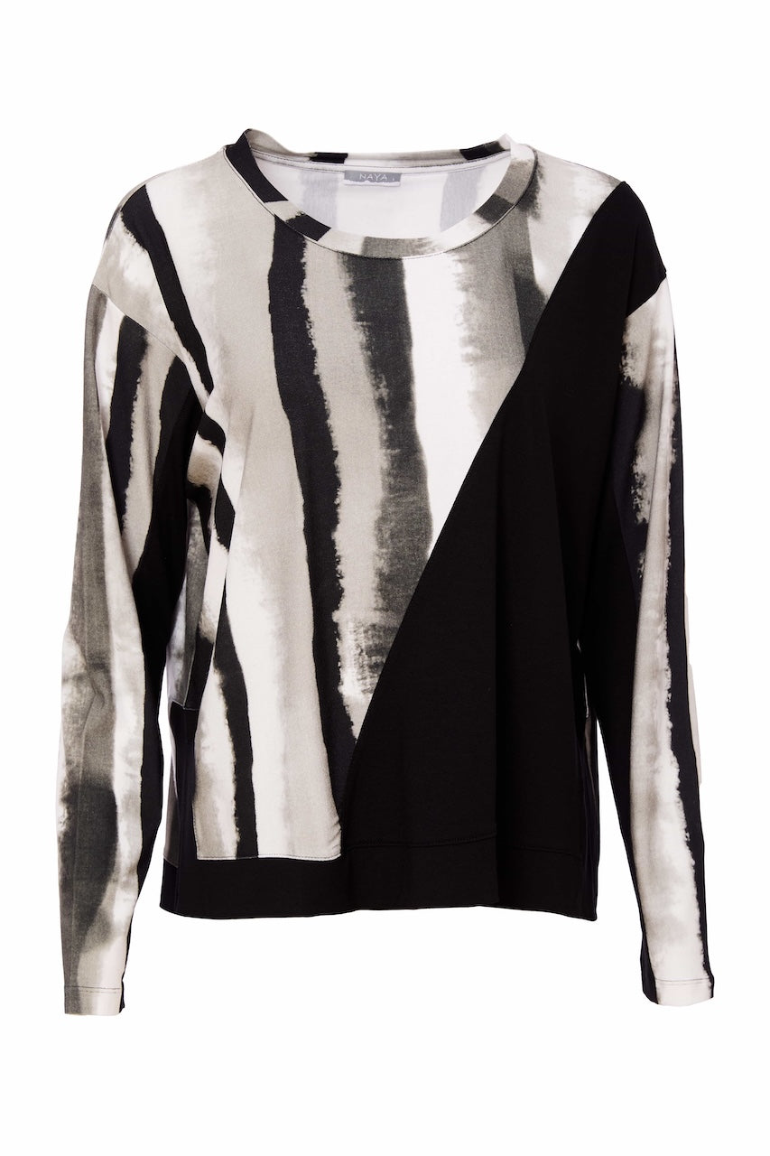 NAYA - NAS25 299 - Tie Dye Stripe Top