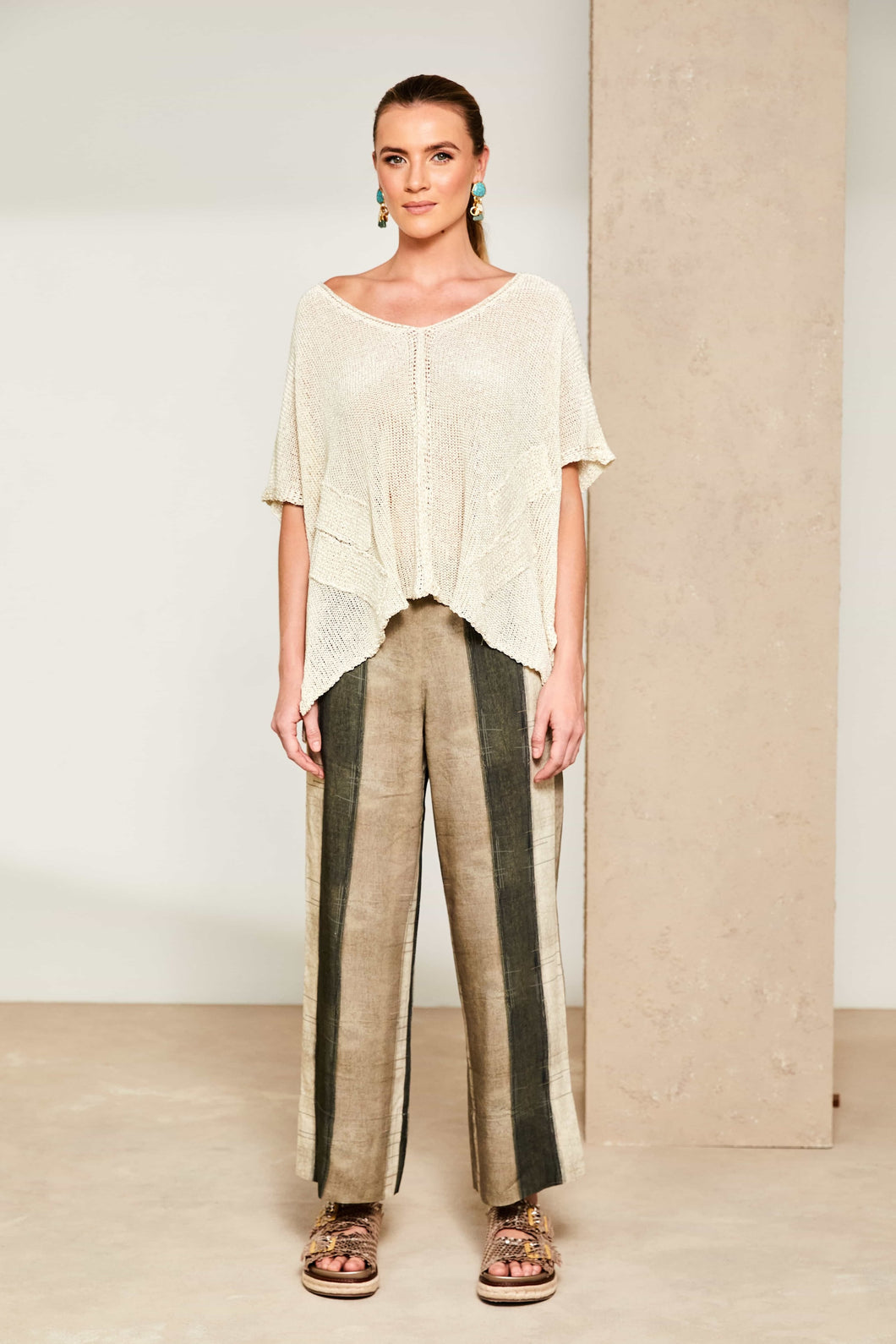 NAYA - NAS25 308 V NECK KNIT