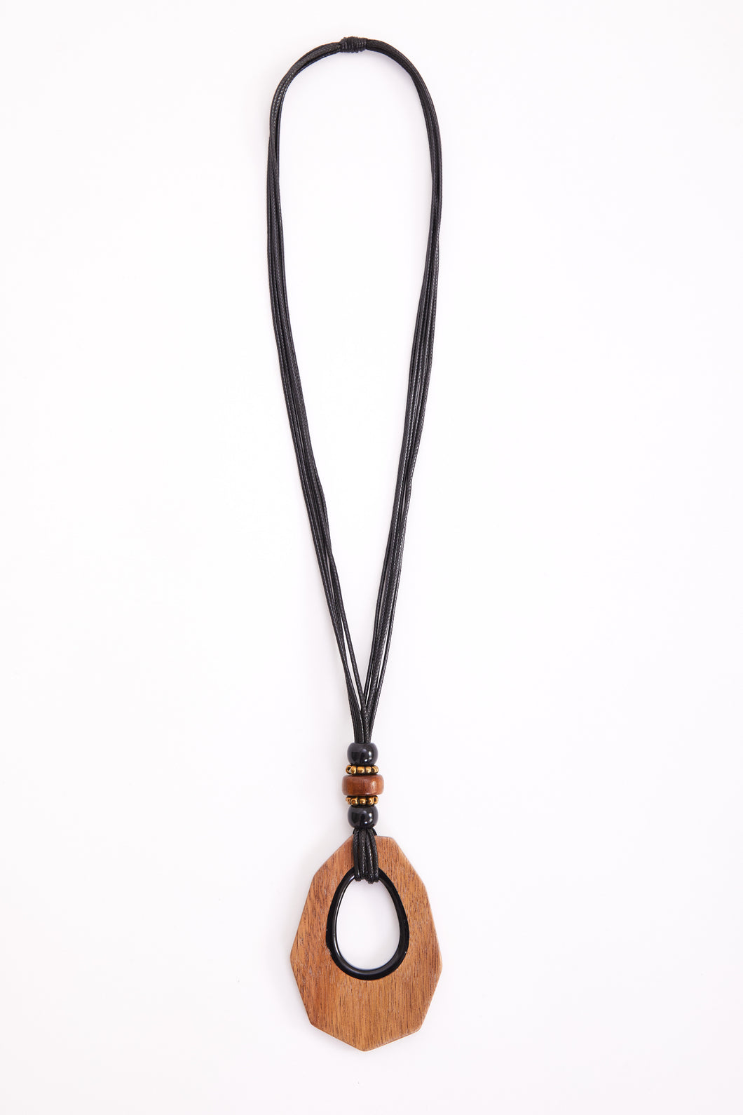 NAYA - NAW24 307 - WOOD EFFECT NECKLACE