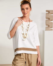 Load image into Gallery viewer, Sizes 8/10 &amp; 14 NAYA - NAS25 123 - Top with Pleated Trim
