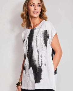 NAYA - NAS25 118 Brush Stroke Top