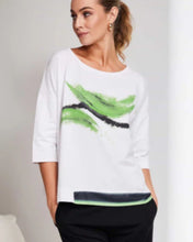 Load image into Gallery viewer, NAYA - NAS25 197 Feather Print Top
