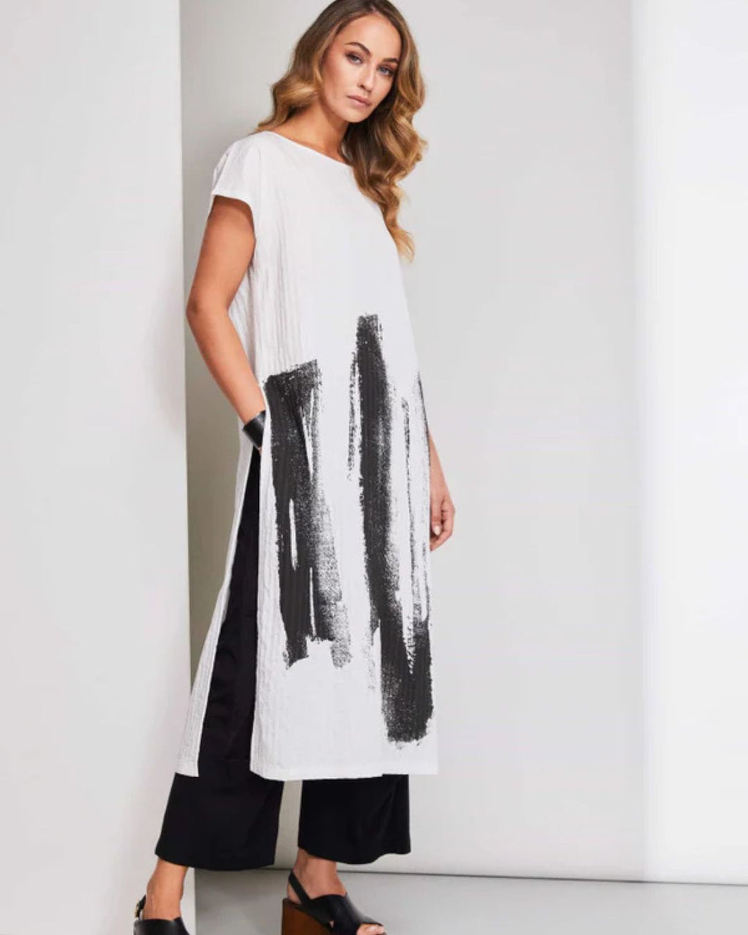 NAYA - NAS25 117 Brush Stroke Tunic